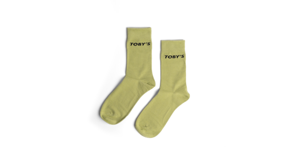 Toby’s Logo Socks Green