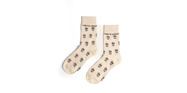 Toby’s Cup Socks Beige
