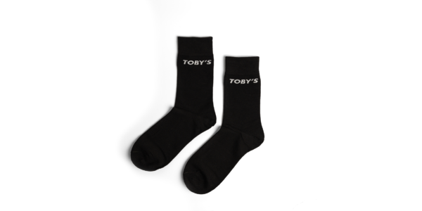 Toby's Logo Socks Black